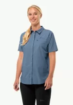 Vandra S|s Shirt Kurzärmeliges Wandershirt für Damen Elemental Blue