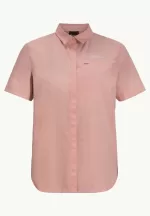 Vandra S|s Shirt Kurzärmeliges Wandershirt für Damen Rose Dawn