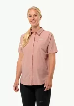 Vandra S|s Shirt Kurzärmeliges Wandershirt für Damen Rose Dawn