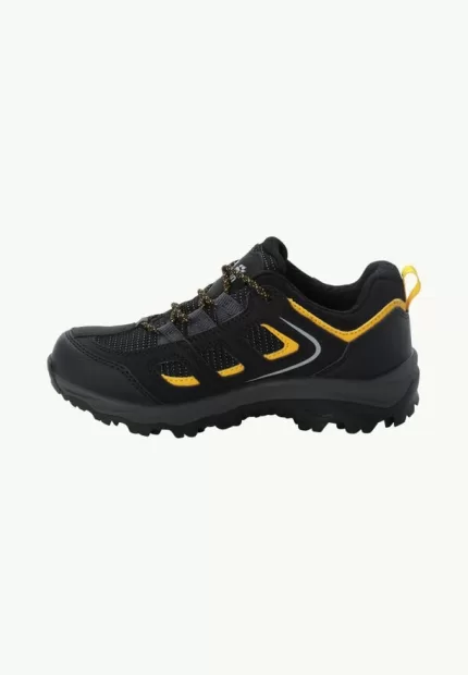 Vojo Texapore Low wasserdichte Wanderschuhe für Kinder Black/Burly Yellow