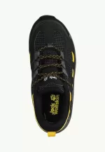 Vojo Texapore Low wasserdichte Wanderschuhe für Kinder Black/Burly Yellow