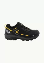 Vojo Texapore Low wasserdichte Wanderschuhe für Kinder Black/Burly Yellow