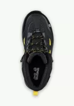 Vojo Texapore Mid wasserdichte Wanderschuhe für Kinder Black/Burly Yellow