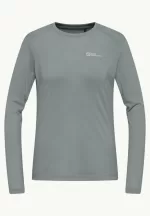 Vonnan Ls T Damen Langarm-Funktionsshirt slate green