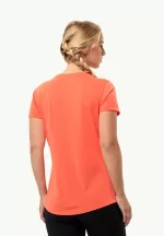 Vonnan S|s T Damen Funktionsshirt Digital Orange