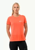 Vonnan S|s T Damen Funktionsshirt Digital Orange