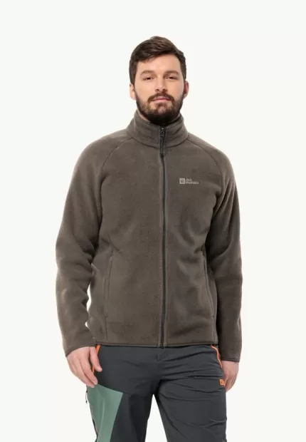 Waldsteig Fz Herren-Fleecejacke cold coffee/cold coffee