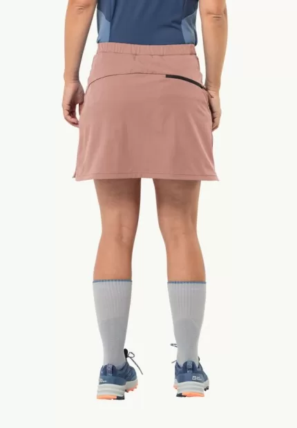 Wander-Alpin-Skort Damen-Skort Rose Dawn