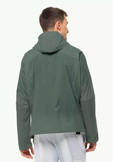 Wanderjahr Jkt Herren Softshelljacke Hedge Green