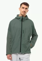 Wanderjahr Jkt Herren Softshelljacke Hedge Green