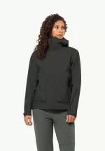 Wandermood 3l Jkt Hardshell Regenjacke Damen granite black