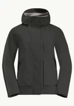 Wandermood 3l Jkt Hardshell Regenjacke Damen granite black