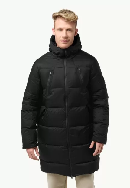 Wandermood Down Parka M Rds Herren-Wintermantel granite black