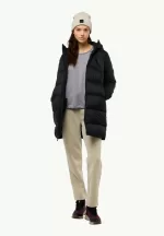 Wandermood Down Parka W Rds Damen-Daunenmantel granite black