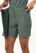 Wandermood Skort Damen-Skort Hedge Green