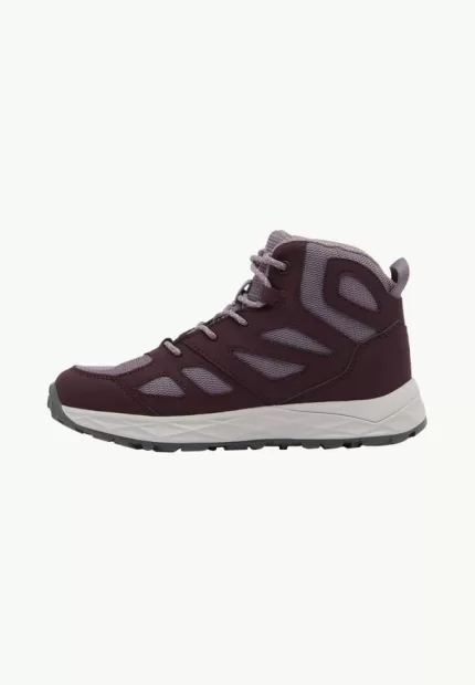 Wasserdichte Wanderschuhe Woodland 2 Texapore Mid für Kinder boysenberry