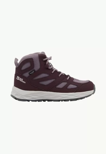 Wasserdichte Wanderschuhe Woodland 2 Texapore Mid für Kinder boysenberry