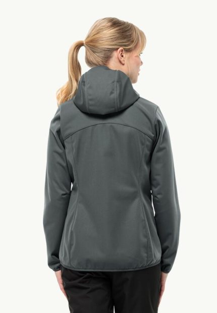 Windhain Hoody Damen Übergangsjacke slate green