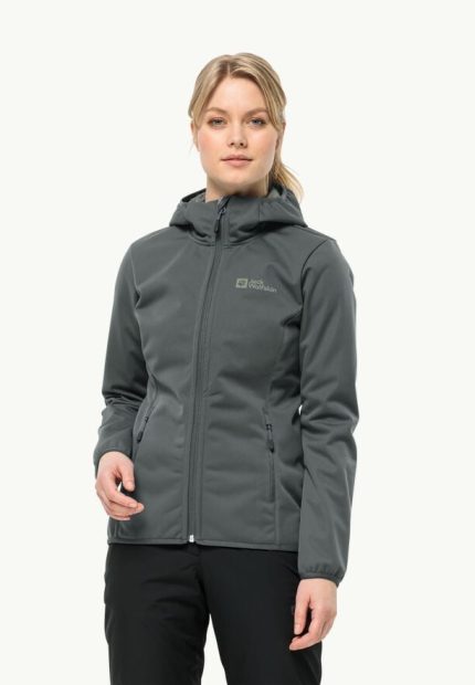 Windhain Hoody Damen Übergangsjacke slate green