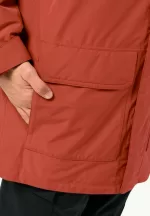 Winterlager Parka Wasserdichter Wintermantel für Herren intense rust