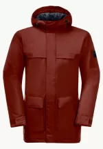 Winterlager Parka Wasserdichter Wintermantel für Herren intense rust