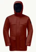 Winterlager Parka Wasserdichter Wintermantel für Herren intense rust