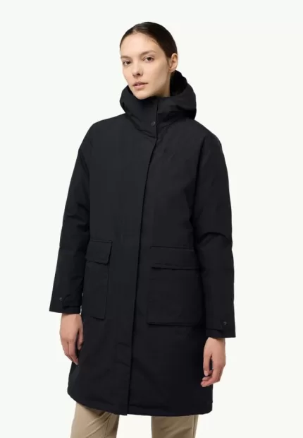 Wintertor Coat W Rds Wasserdichter Wintermantel für Damen black