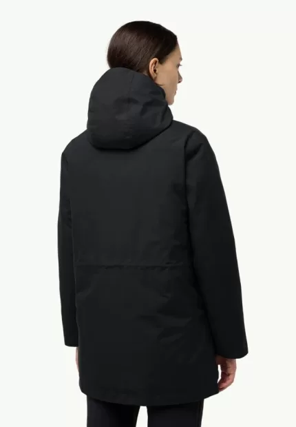 Wintertor Parka W Rds Wasserdichter Wintermantel für Damen black