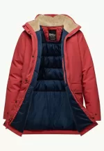 Wintertor Parka W Rds Wasserdichter Wintermantel für Damen red coral