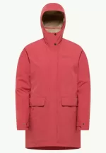 Wintertor Parka W Rds Wasserdichter Wintermantel für Damen red coral